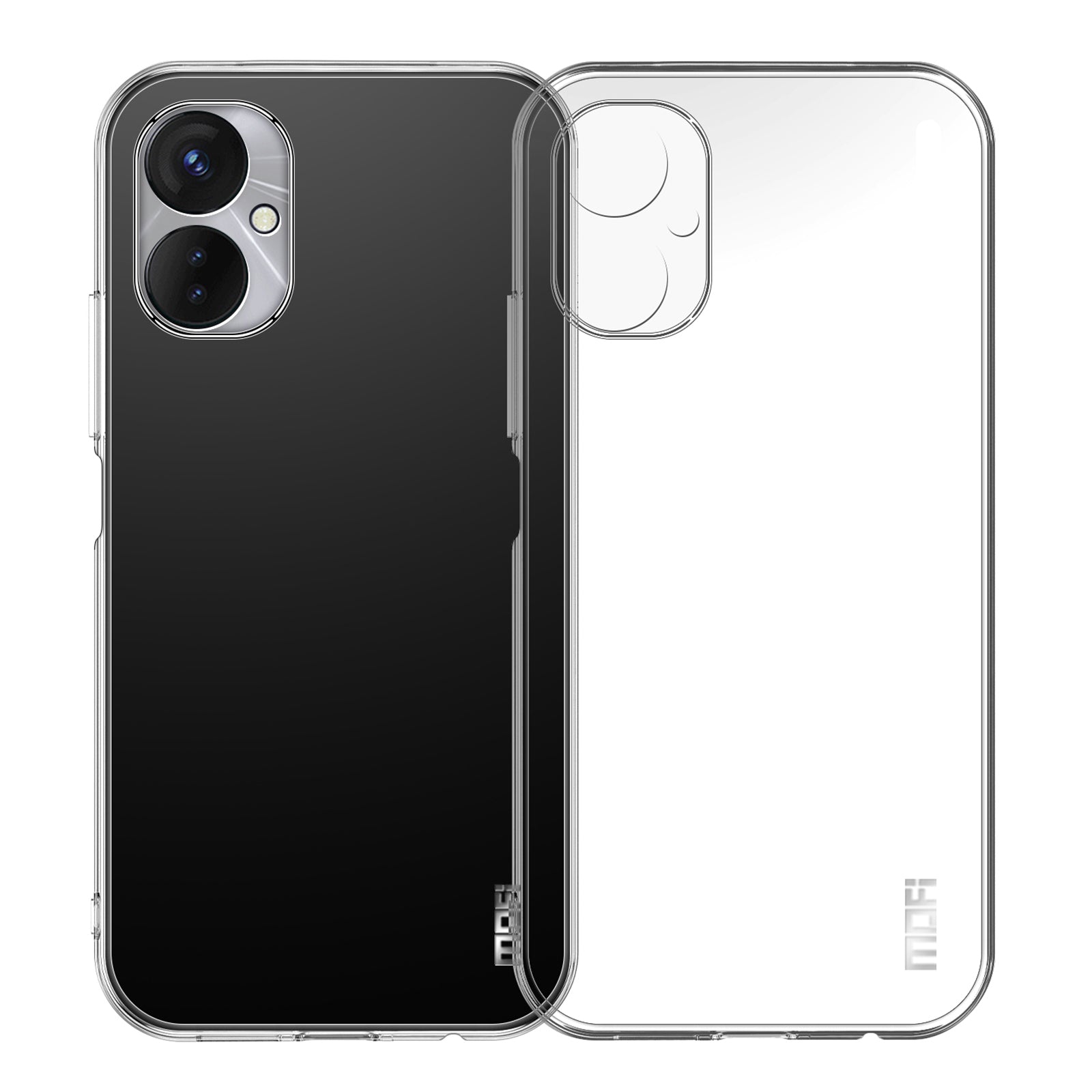 MOFI Shockproof TPU Phone Case for Tecno Spark 9 Pro 4G Transparent Cellphone Back Protector Cover MOFI Shockproof TPU Phone Case for Tecno Spark 9 Pro 4G Transparent Cellphone Back Protector Cover